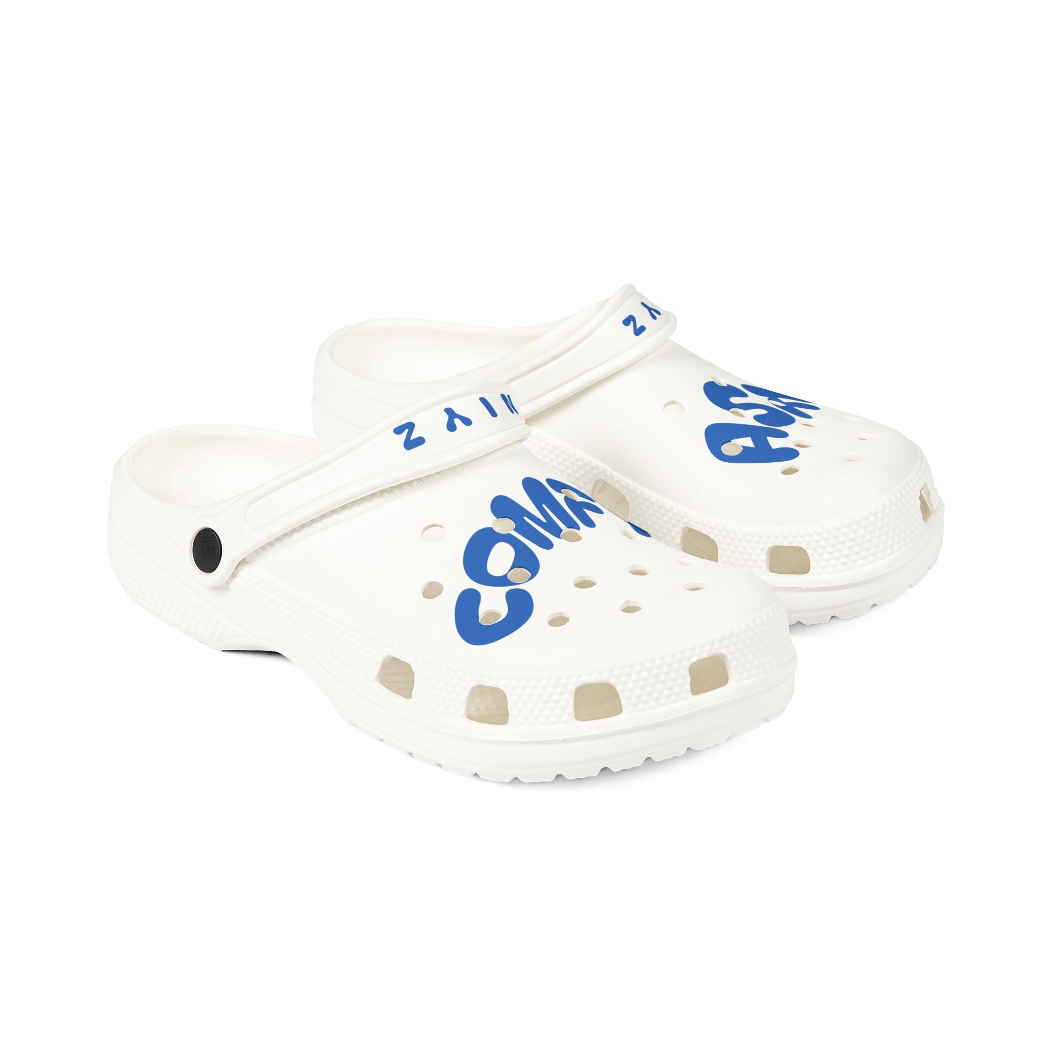 Comfort AF EVA Foam Clogs — Breathable White Slip-On Shoes