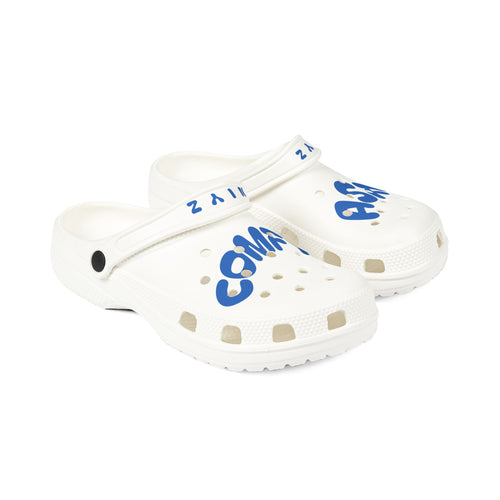 Comfort AF EVA Foam Clogs — Breathable White Slip-On Shoes