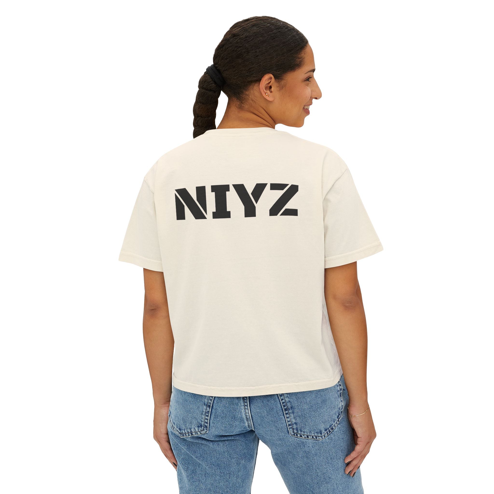 Boxy Tee with quote included