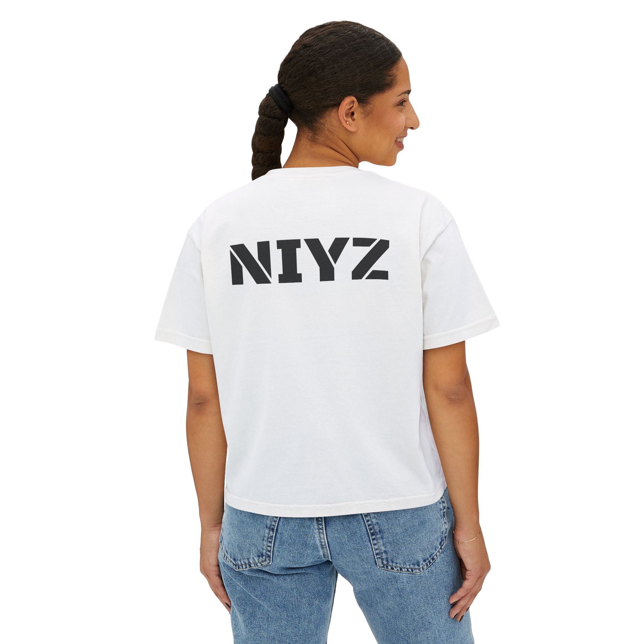 Boxy Tee with quote included