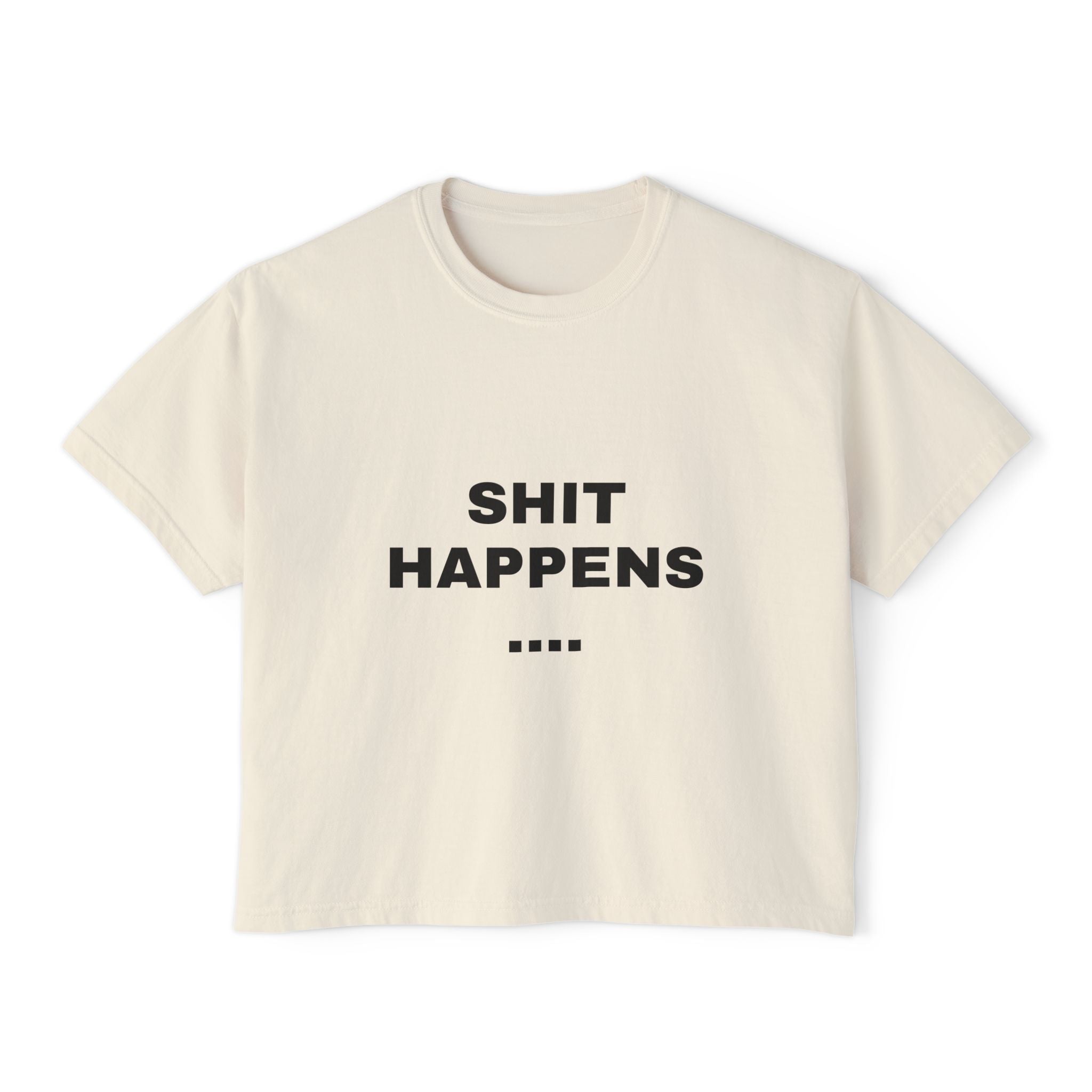Boxy Tee with quote included