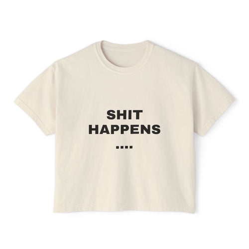 Boxy Tee with quote included
